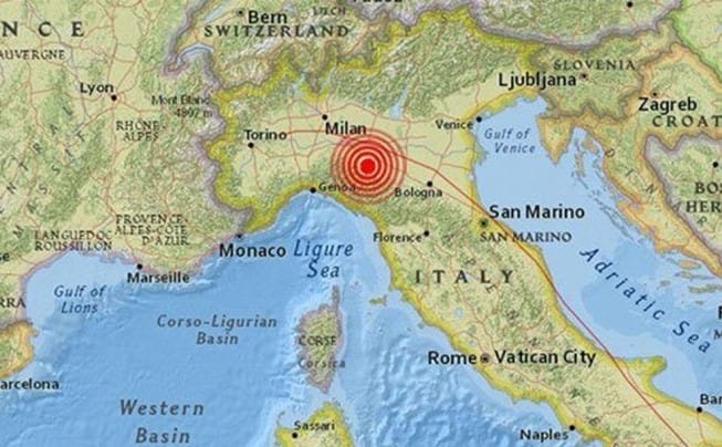 En Italia la tierra tembló 16.826 veces durante 2024 imagen de la publicación