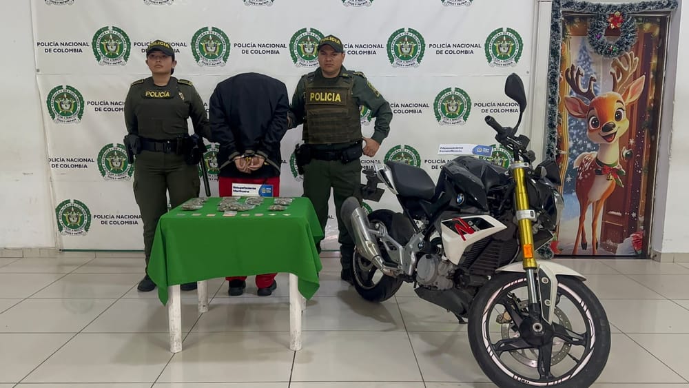 VIDEO. Capturan a "Nico Rossi" con estupefacientes en Bucaramanga imagen de la publicación