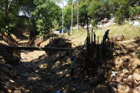 Avanzan obras para mejorar la quebrada La Calavera en Floridablanca imagen de la publicación