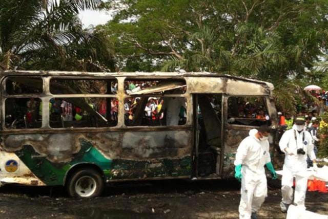 Consejo de Estado ordena reparar a familiares de víctimas de incendio de una buseta en Fundación imagen de la publicación