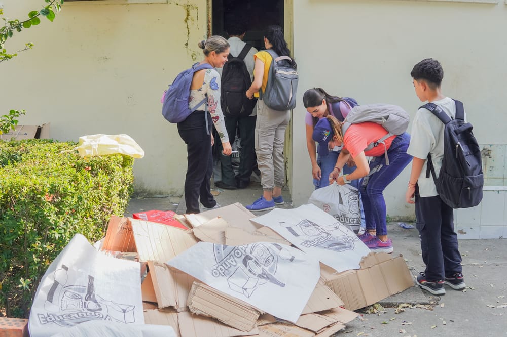 Edureciclando recogió más de 2.000 kilos de reciclaje en Barrancabermeja imagen de la publicación