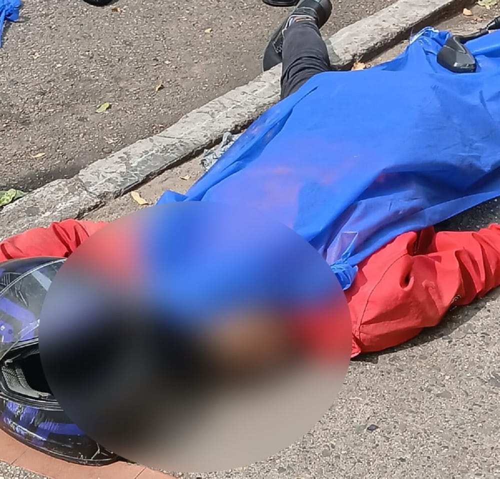 Motociclista fue acuchillado en el centro de Bucaramanga imagen de la publicación