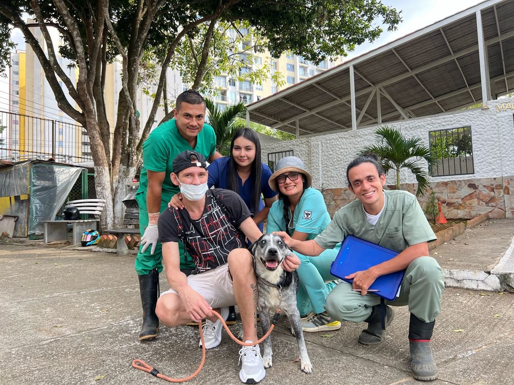 Autoridades ambientales lograron que Lucas volviera a casa tras caer a un abismo imagen de la publicación