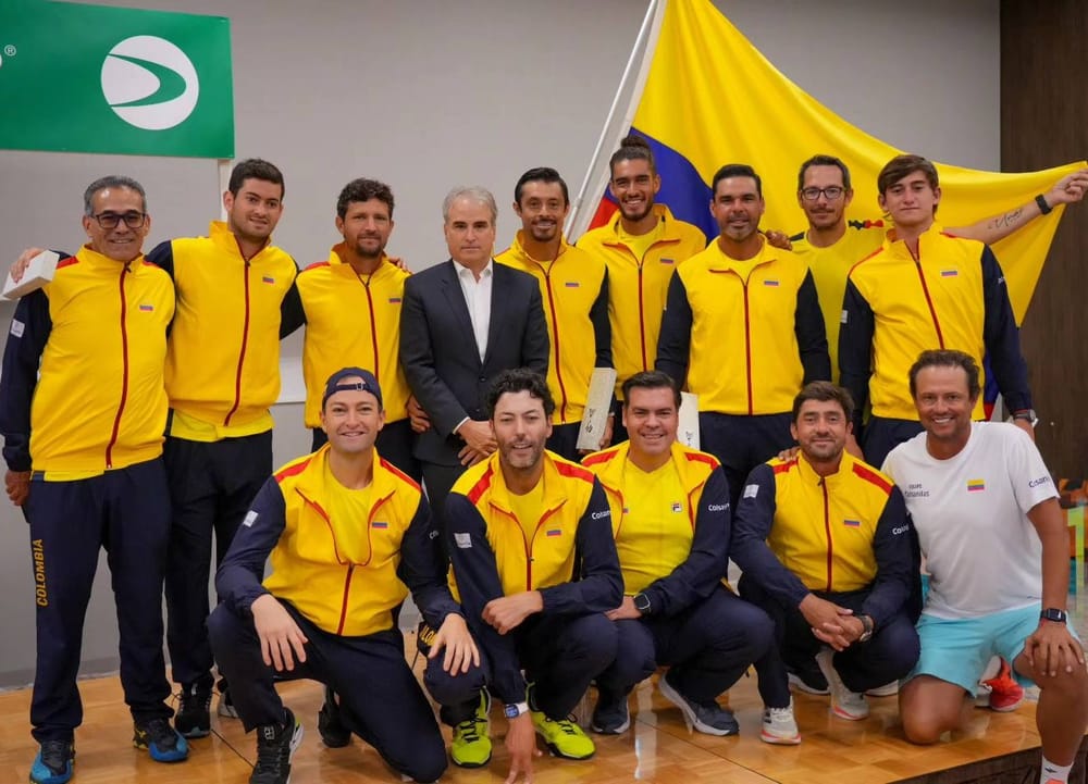 Colombia ante Eslovaquia en Copa Davis imagen de la publicación