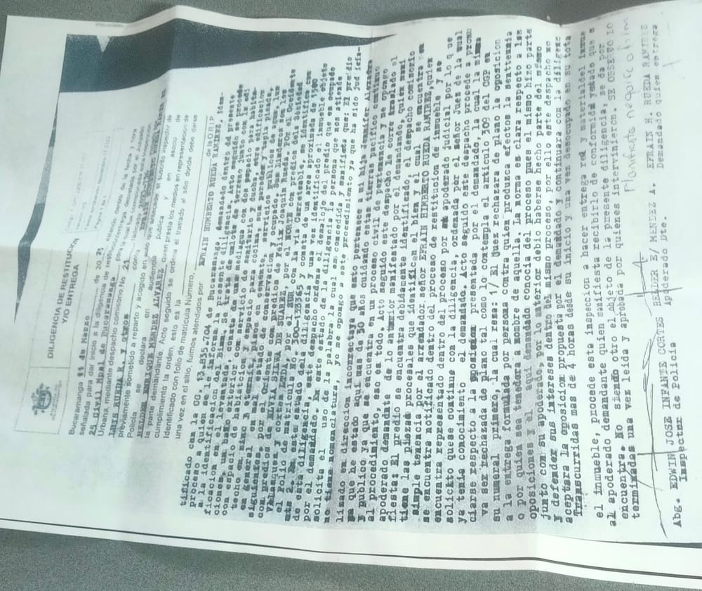 Desalojado un adulto mayor de predio que ocupó durante más de 30 años en Bucaramanga imagen de la publicación