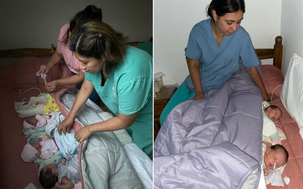 Enfermeras salvaron a 15 recién nacidos de un hospital inundado imagen de la publicación