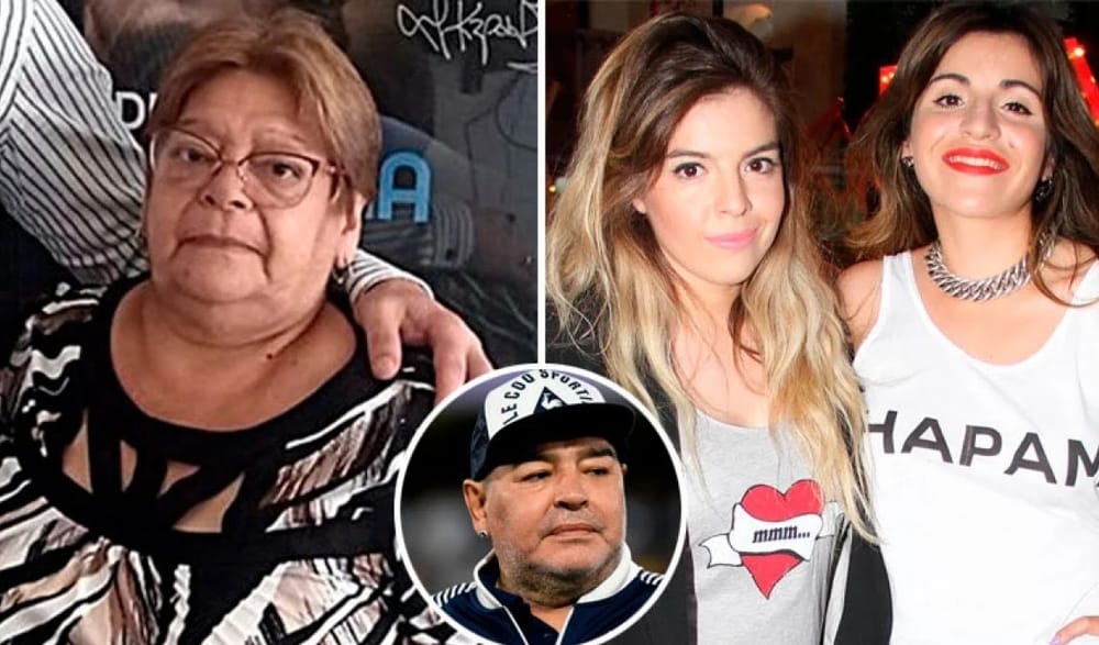 Hermana de Maradona en contra de las hijas del ‘Pelusa’ imagen de la publicación