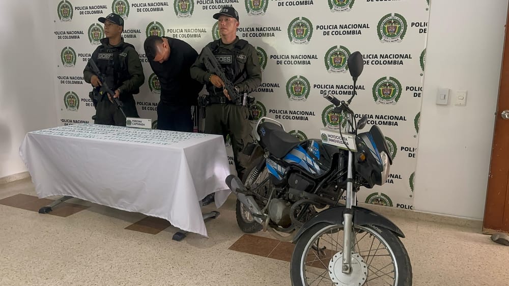 Cae otro 'caco' con estupefacientes en Floridablanca imagen de la publicación