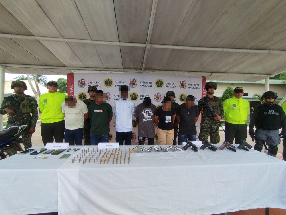 Banda del ELN capturada tras un mes de labores de inteligencia imagen de la publicación