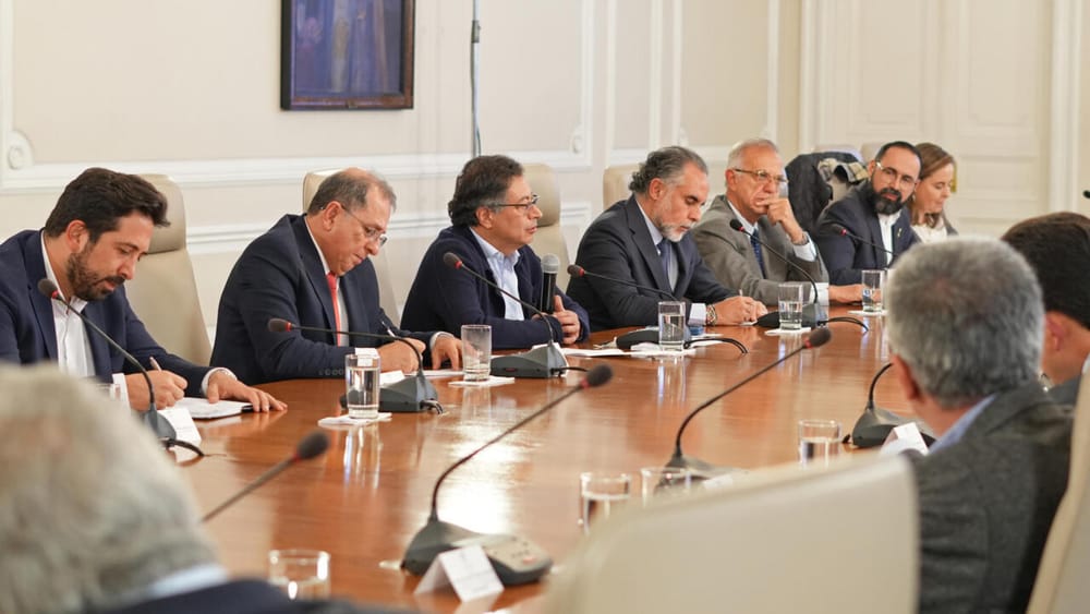 Tumban transmisión televisada del Consejo de Ministros de Petro imagen de la publicación