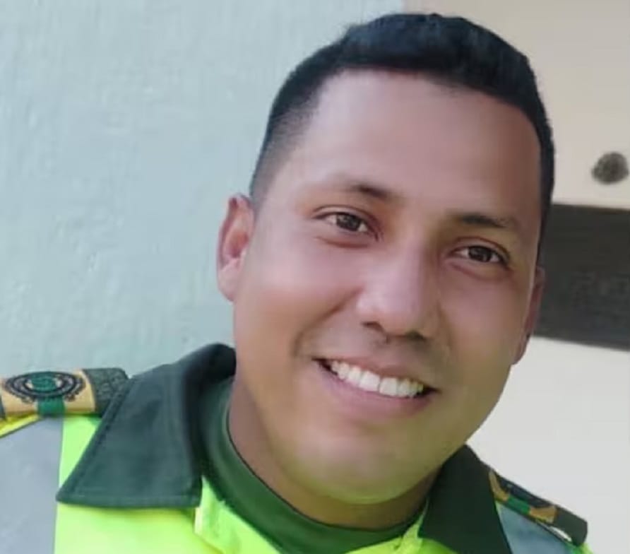 Brutal atentado del Clan del Golfo acaba con la vida de policía santandereano imagen de la publicación