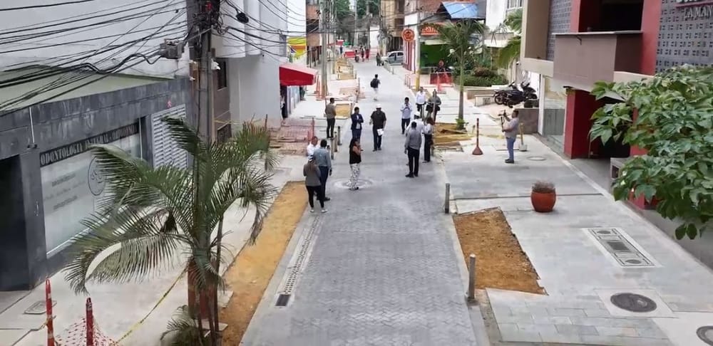 Cierre vial en el centro de Bucaramanga por avance en las obras del Paseo España imagen de la publicación