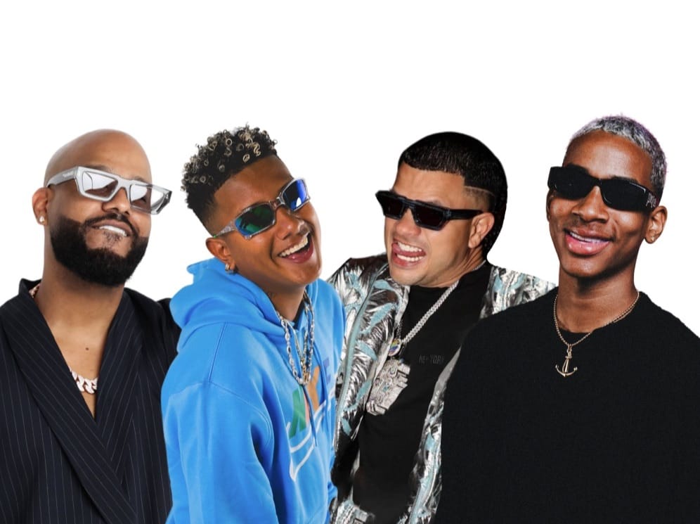 DFZM junto Jombriel y las leyendas Jowell y Randy imagen de la publicación