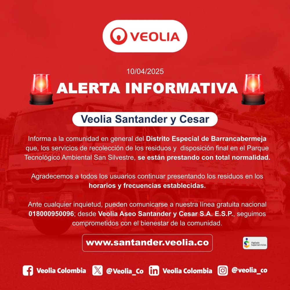 Normalidad en aseo y Parque San Silvestre en Barrancabermeja imagen de la publicación