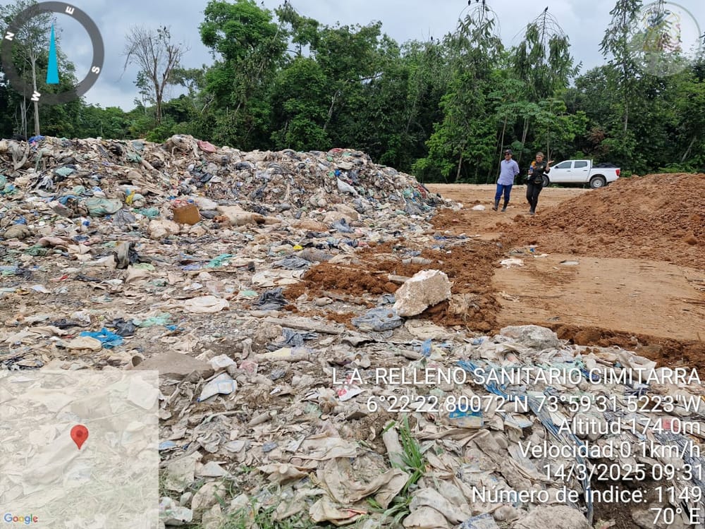 Suspendieron relleno sanitario en Cimitarra por superar límites de contaminación imagen de la publicación