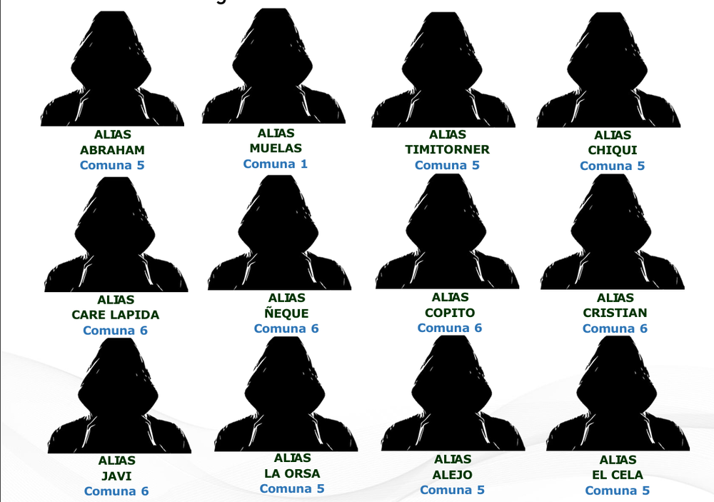 Publican cartel con los 27 más buscados de Barrancabermeja imagen de la publicación