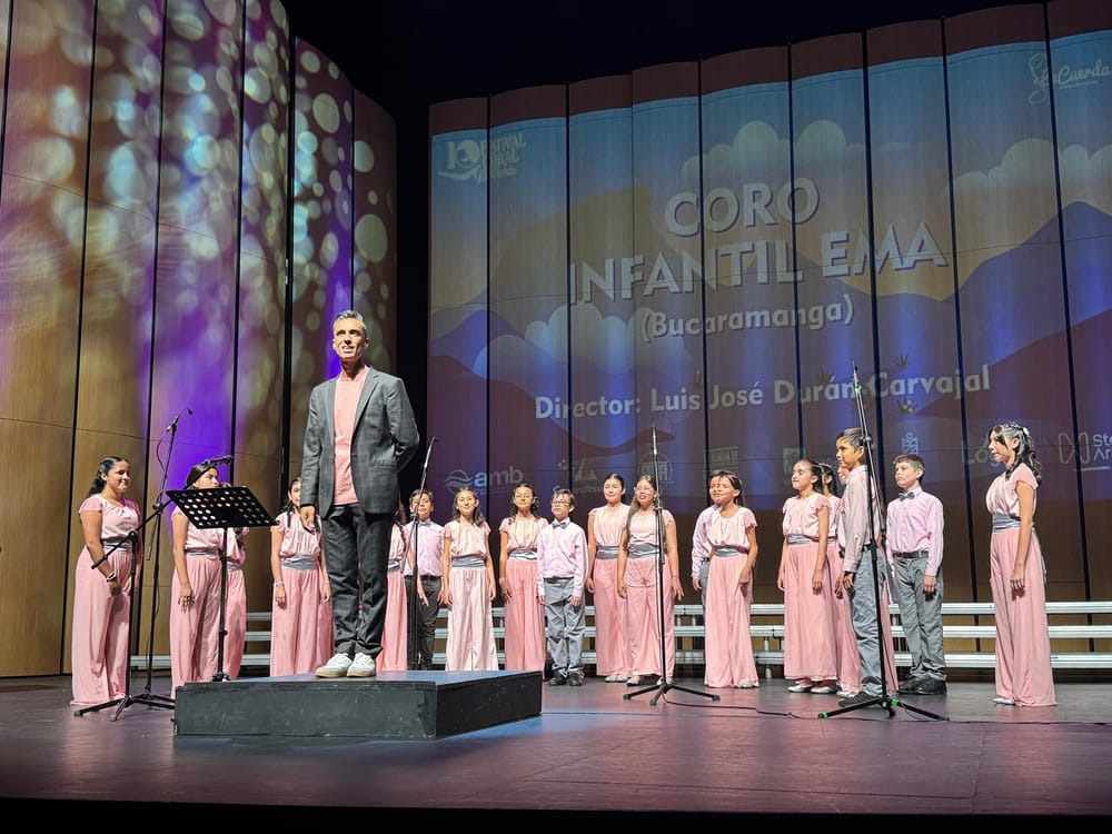 El Coro Infantil de la EMA deslumbró a Bucaramanga en el Décimo Festival Coral “La Cuerda” imagen de la publicación