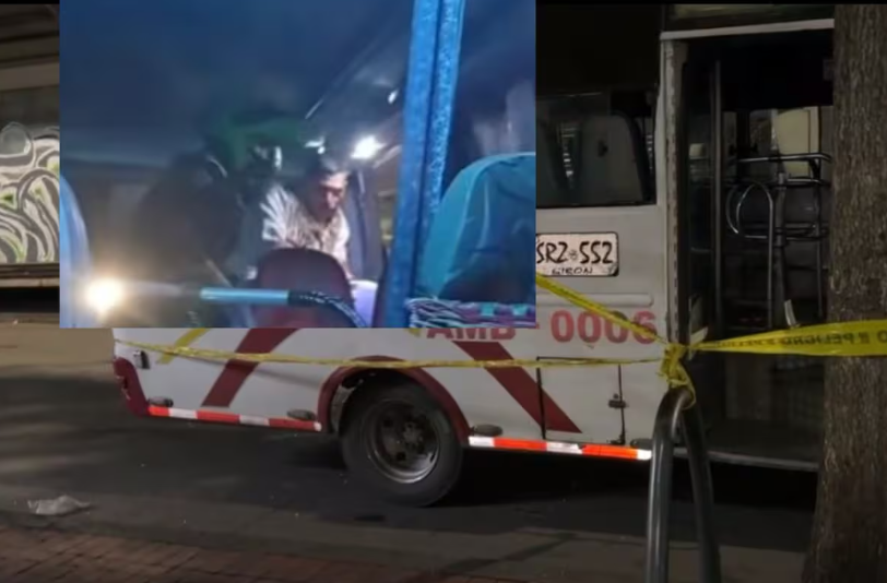 Intento de feminicidio en bus de Bucaramanga: mujer atacada brutalmente con cuchillo por su expareja imagen de la publicación