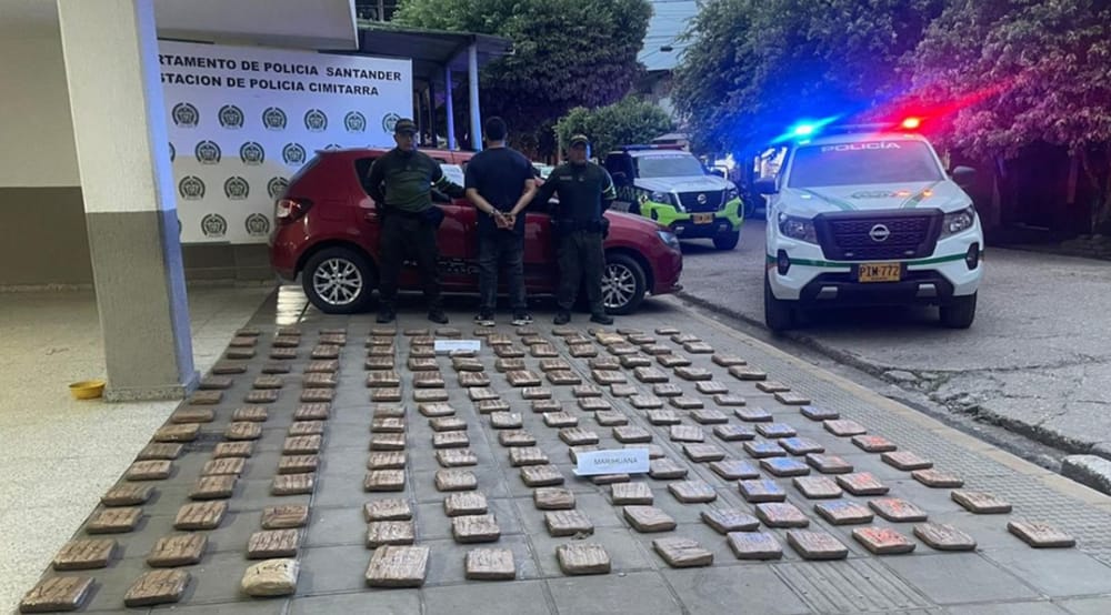Camión viajaba ‘caleto’ de marihuana por Cimitarra imagen de la publicación
