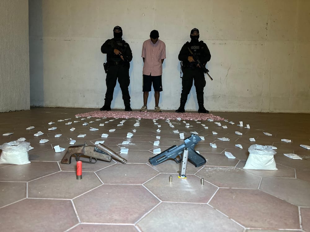 Con armas de fuego protegía su venta de estupefacientes imagen de la publicación