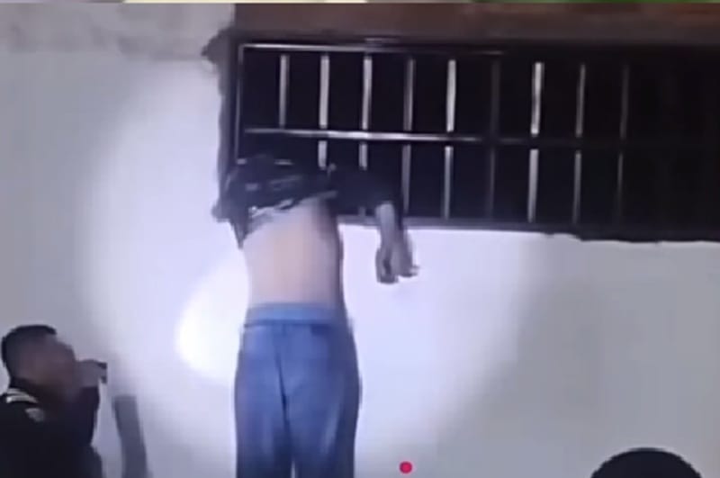 Ladrón se ahorcó al tratar de ingresar por una reja imagen de la publicación