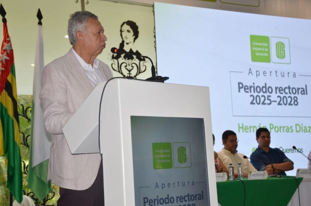 Rector UIS, Hernán Porras Díaz, reafirma el liderazgo regional de la UIS desde el Socorro imagen de la publicación