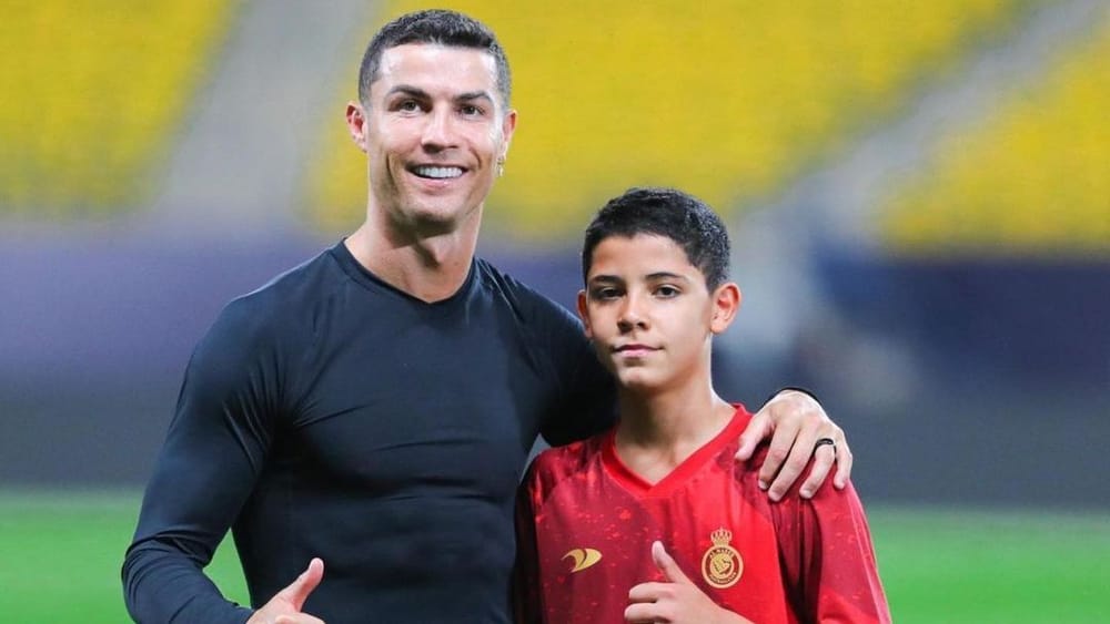 El hijo de Cristiano Ronaldo ya viste los colores de Portugal imagen de la publicación