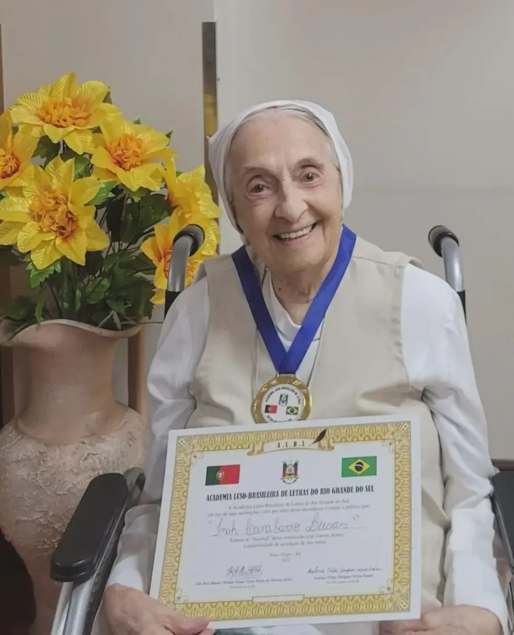 Fallece a los 116 años la hermana Inah Canabarro, la persona más longeva del mundo imagen de la publicación