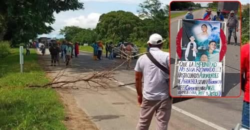 Protesta por asesinato de un menor en Aguachica imagen de la publicación
