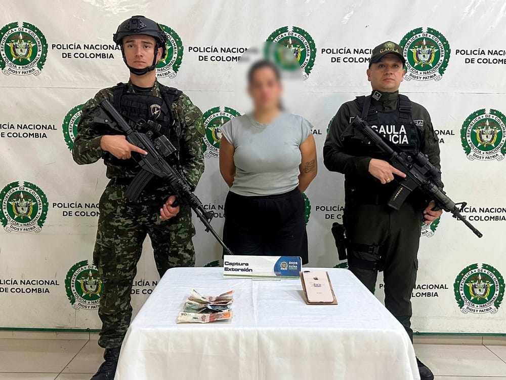 Capturada mujer por extorsión imagen de la publicación