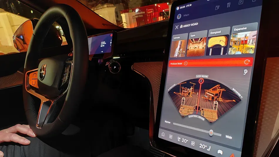 Abbey Road Studios hace su debut global en el Volvo EX90 imagen de la publicación