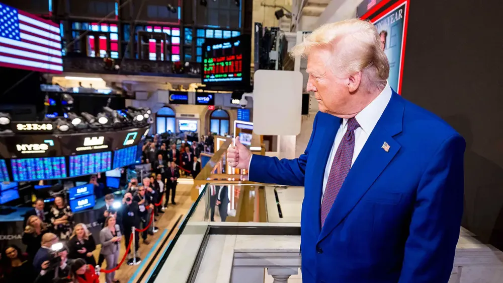 Aranceles de Donald Trump  crearon caos en Wall Street imagen de la publicación