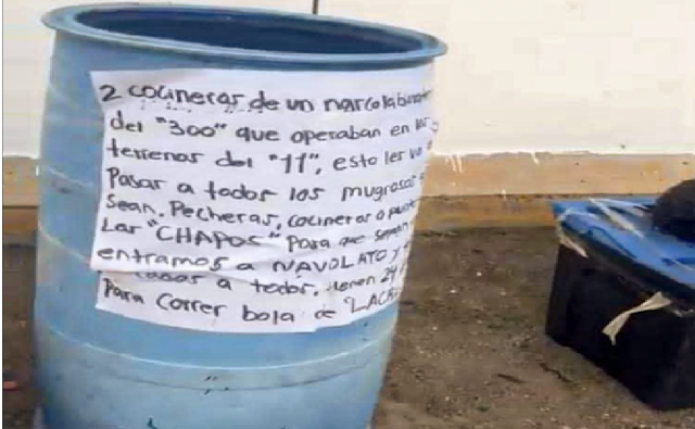 Sinaloa, entre el horror narco y el fracaso del Estado: tres cabezas y un narcomensaje que exhiben la derrota de la seguridad imagen de la publicación