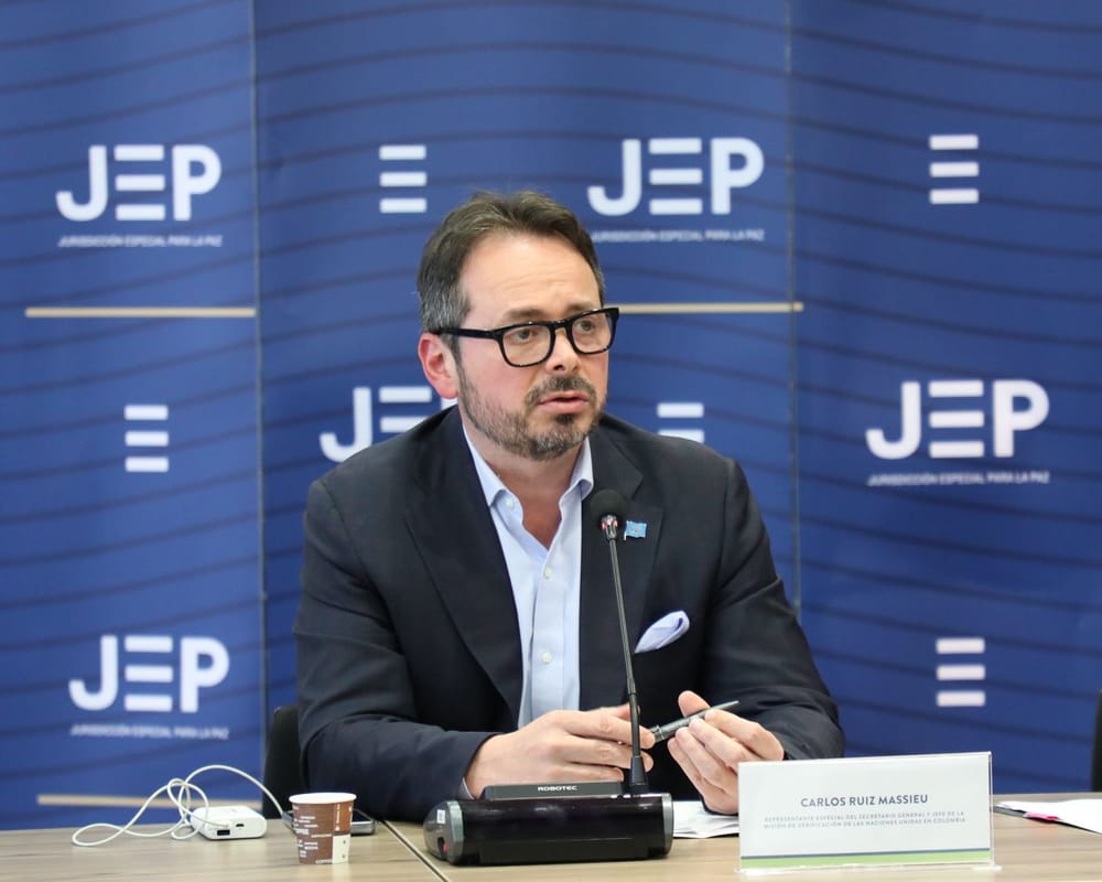 Espaldarazo de representante de la ONU a la JEP imagen de la publicación