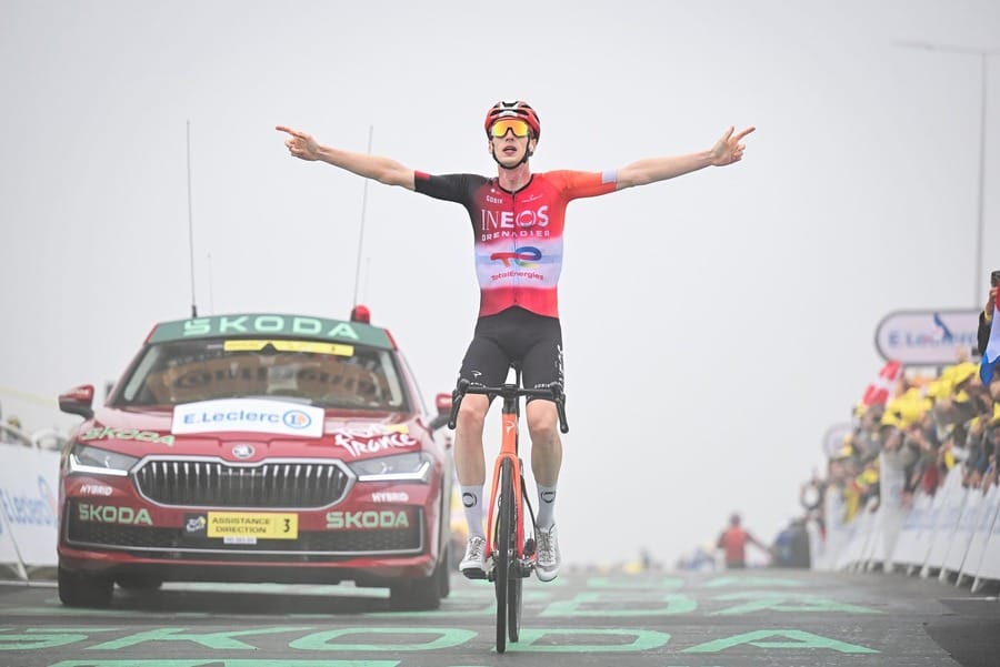 Thymen Arensman ganador en Superbagnères imagen de la publicación