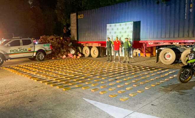 Incautados 320 kilogramos de clorhidrato de cocaína en Santander imagen de la publicación