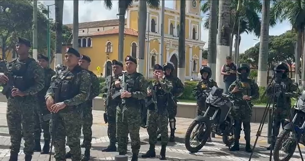 Entró a maniobrar patrulla de la Policía Militar en Bucaramanga imagen de la publicación