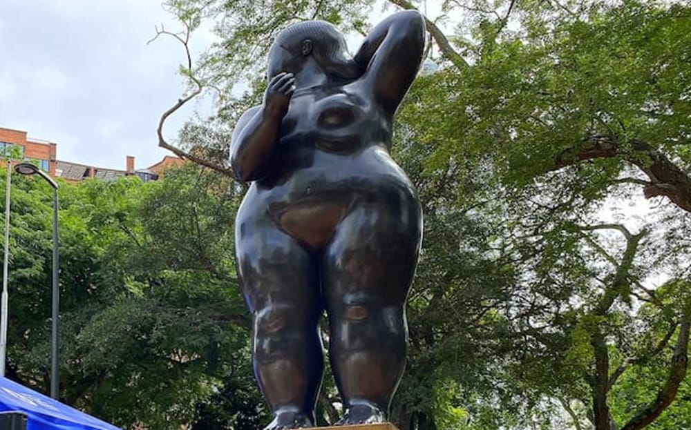 Tercera restauración de la 'Gorda de Botero' costó 39 millones de pesos en Bucaramanga imagen de la publicación