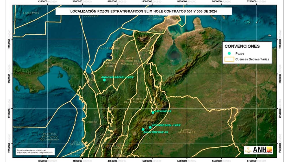 Agencia Nacional de Hidrocarburos revela hallazgo de hidrógeno natural libre en el subsuelo en las cuencas de la Cordillera Oriental y Sinú imagen de la publicación