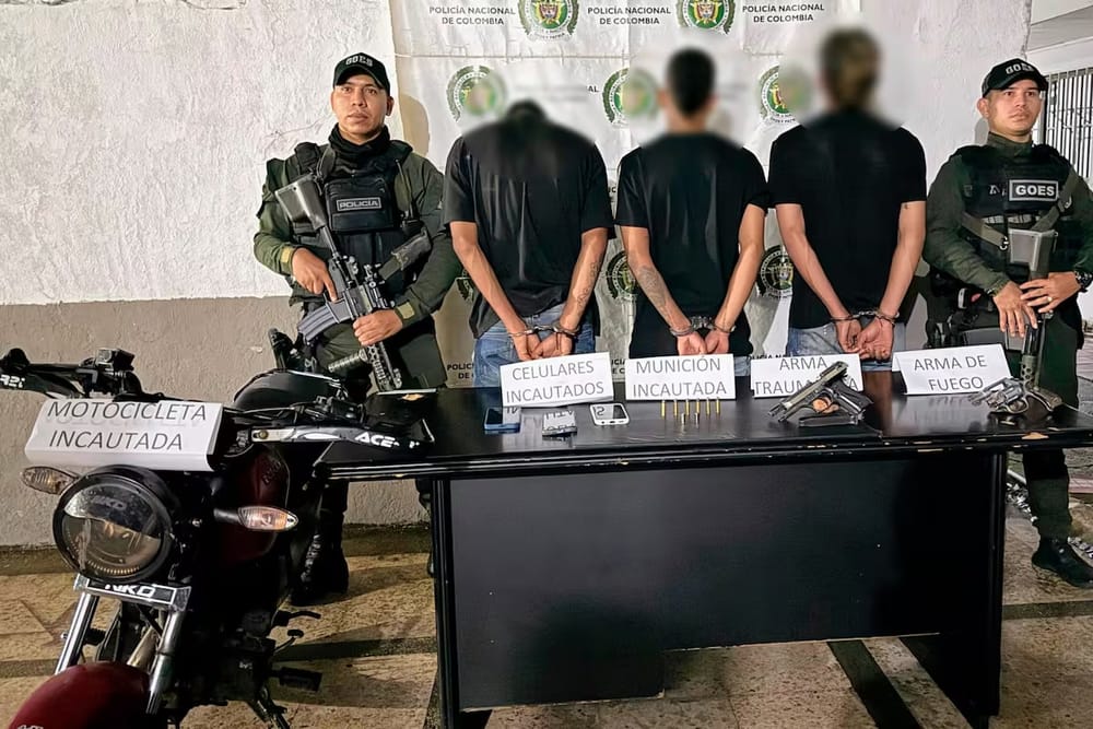 Tres capturados en flagrancia en Sabana de Torres imagen de la publicación