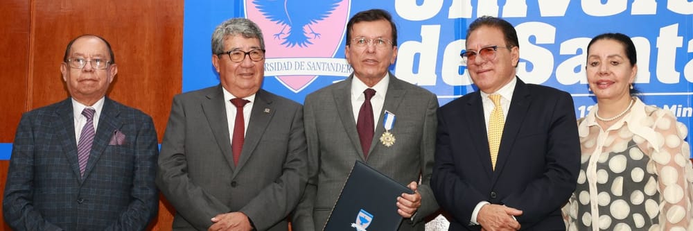 Rafael Marín Valencia, homenajeado en la Cátedra Institucional Rafael Serrano Sarmiento de la UDES imagen de la publicación