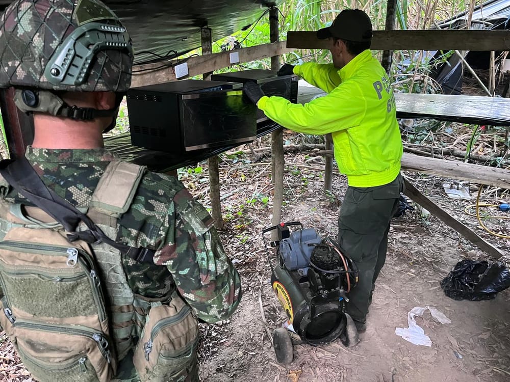 Ejército Nacional desmanteló un laboratorio para el procesamiento de cocaína en Norte de Santander imagen de la publicación