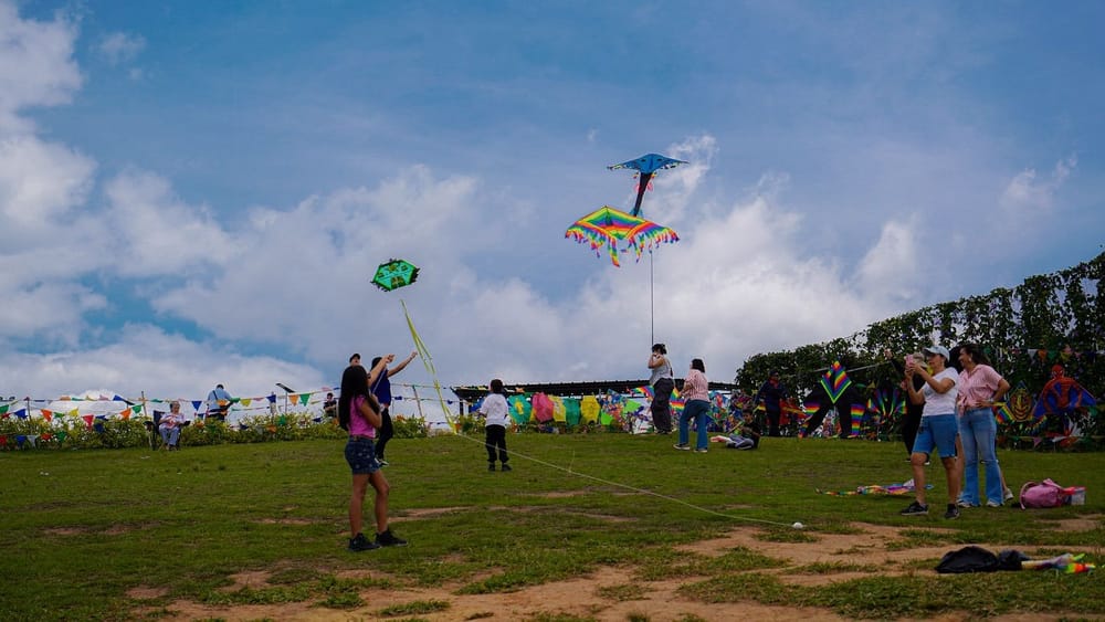 El deleite de volar cometa para chicos y grandes en Floridablanca imagen de la publicación
