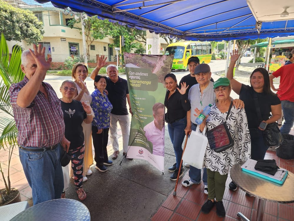Renovación de andenes para hacer más presentable la ‘Ciudad Bonita’ imagen de la publicación