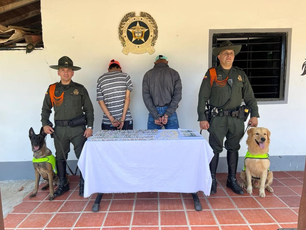 Incautan 400 dosis de estupefacientes en parque de Bucaramanga imagen de la publicación