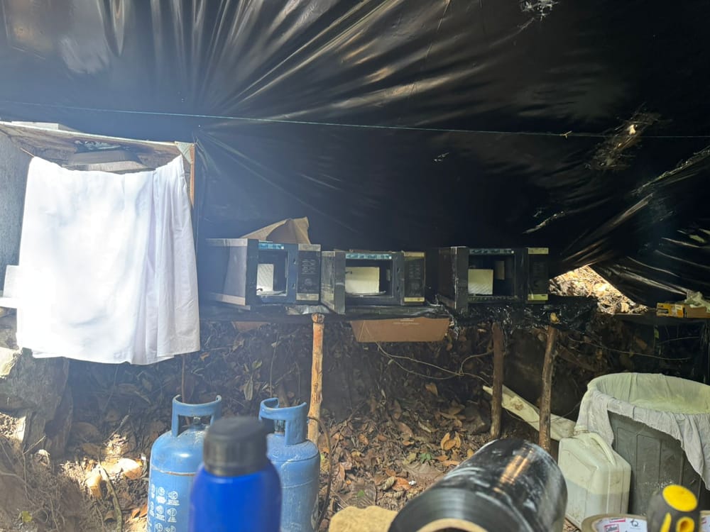 Destruido laboratorio de cocaína en la vereda La Honda, Norte de Santander imagen de la publicación