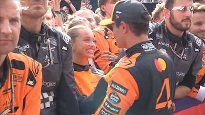 Lando Norris confirmó  su relación con Margarida Corceiro imagen de la publicación