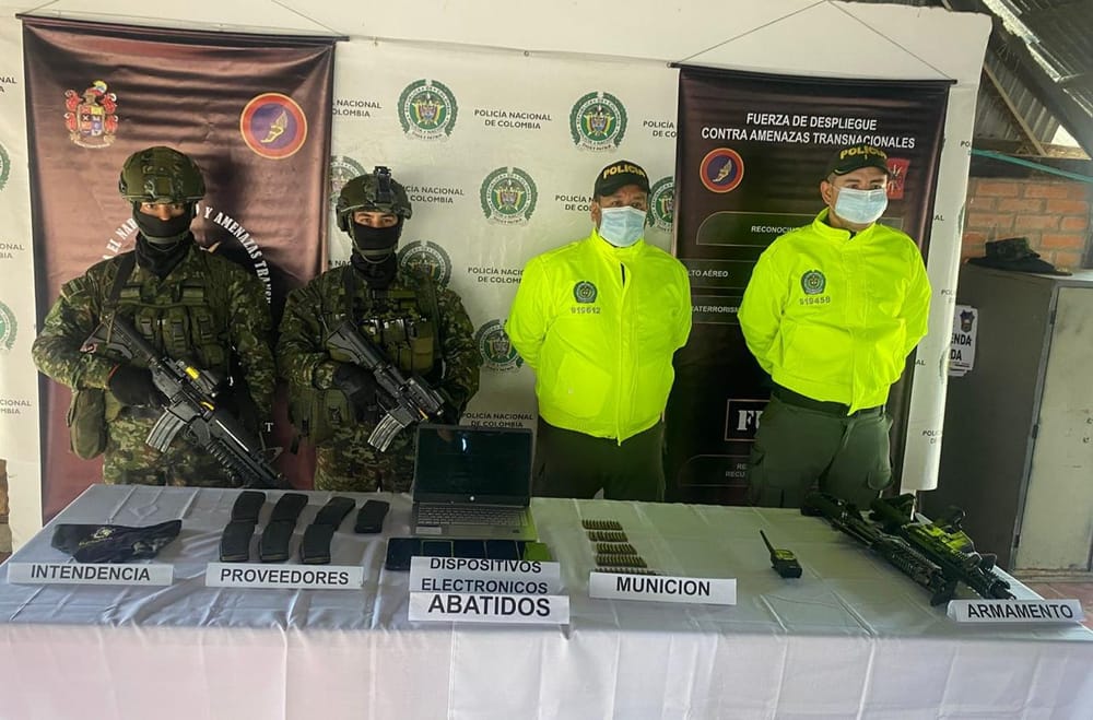 Neutralizan a alias Frank, cabecilla del Clan del Golfo junto a su pareja imagen de la publicación