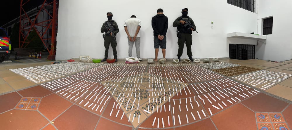 Hombres armados con más de 20.000 dosis de estupefacientes fueron capturados en Bucaramanga imagen de la publicación