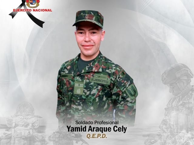 Soldado murió en combate contra el ELN en Norte de Santander imagen de la publicación
